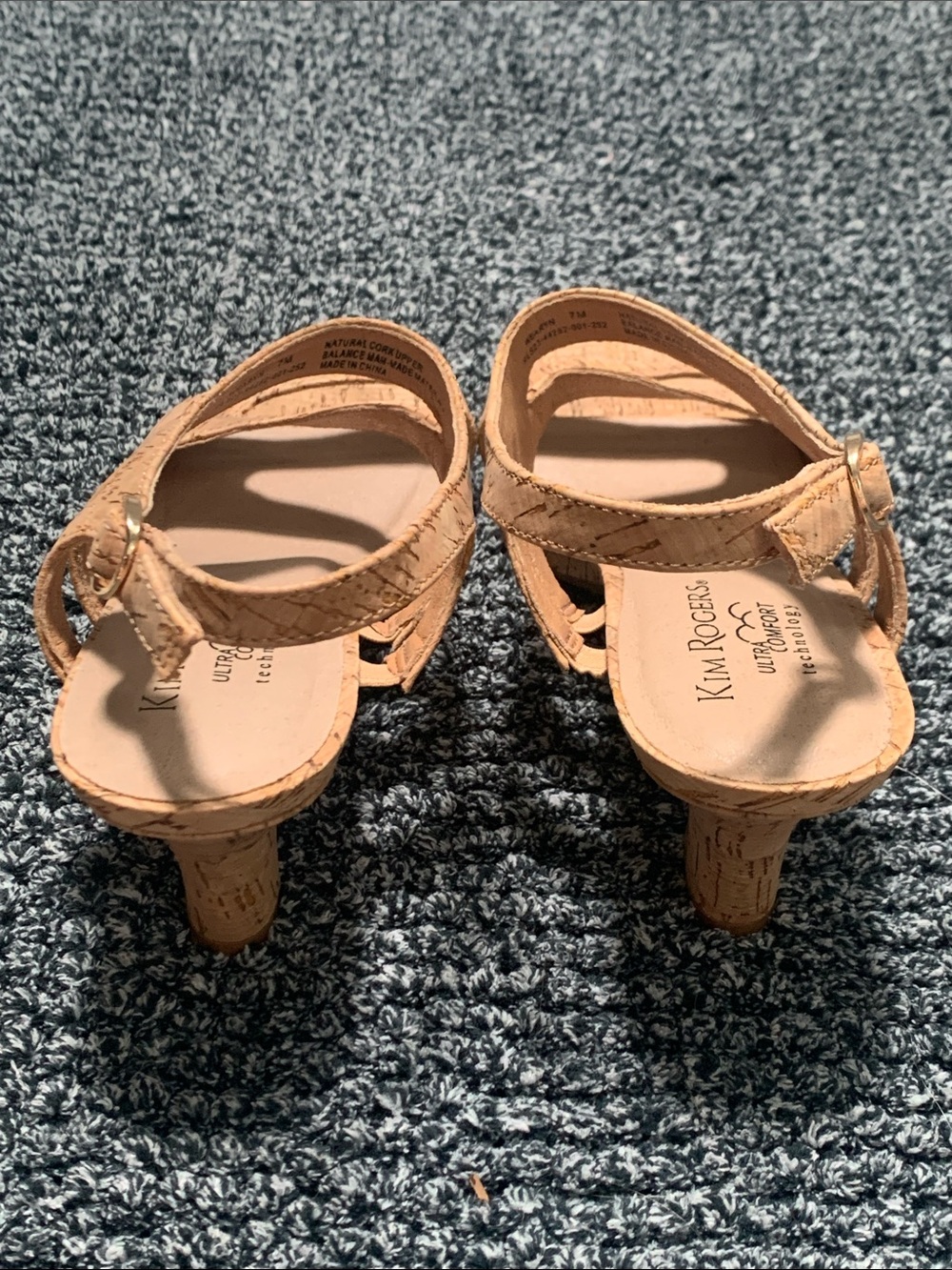 Kim Rogers Wearyn Cork Heels - Picture 2 of 6